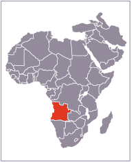 carte du Angola