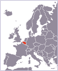 carte du Belgique