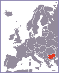 carte du Bulgarie