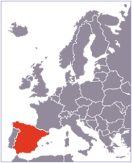 carte du Espagne