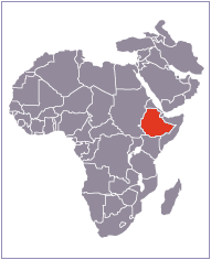 carte du Ethiopie