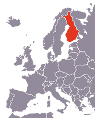 carte du Finlande