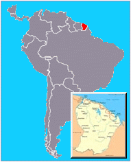 carte du Guyane française