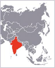 carte du Inde