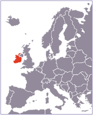carte du Irlande
