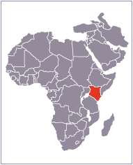 carte du Kenya