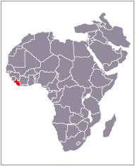 carte du Libéria