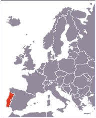 carte du Portugal