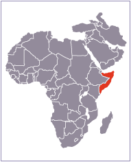 carte du Somalie