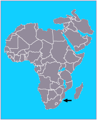 carte du Swaziland