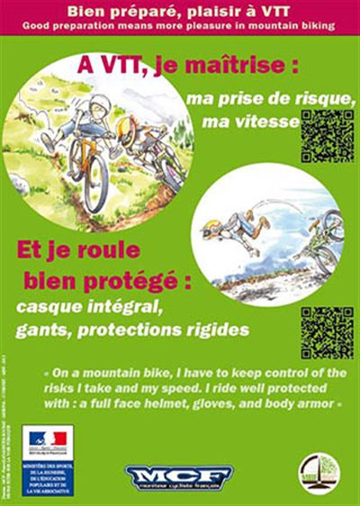 La pratique du VTT, risques et conseils