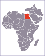 carte du Egypte