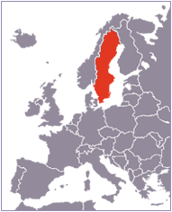 carte du Suède