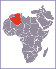 carte du Algerie
