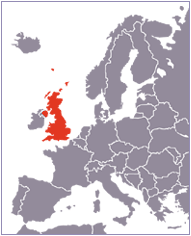 carte du Angleterre