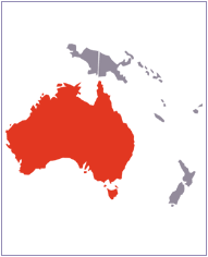 carte du Australie