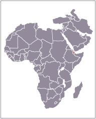 carte du Djibouti