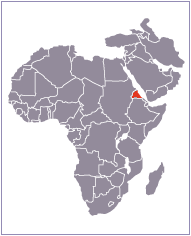carte du Erythrée