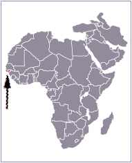 carte du Guinée-bissau
