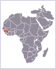 carte du Guinée