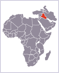 carte du Irak