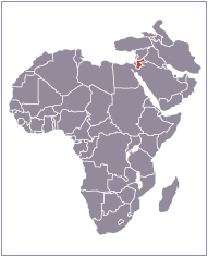 carte du Jordanie