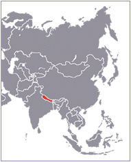 carte du Népal