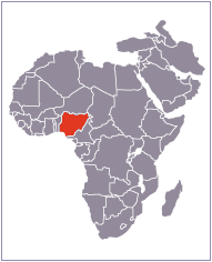 carte du Nigéria
