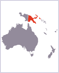 carte du Papouasie-nouvelle-guinée