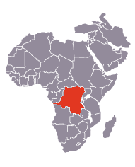 carte du République démocratique du congo