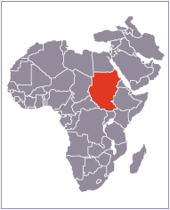 carte du Soudan
