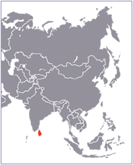 carte du Sri lanka