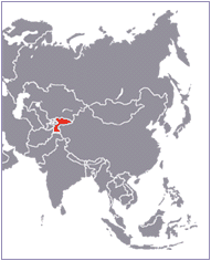 carte du Tadjikistan