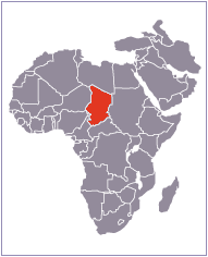carte du Tchad