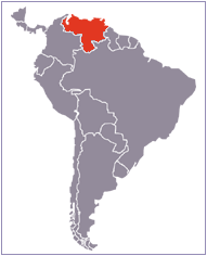 carte du Vénézuela