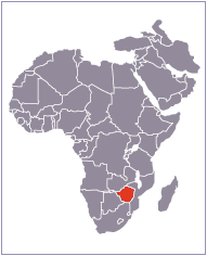 carte du Zimbabwe